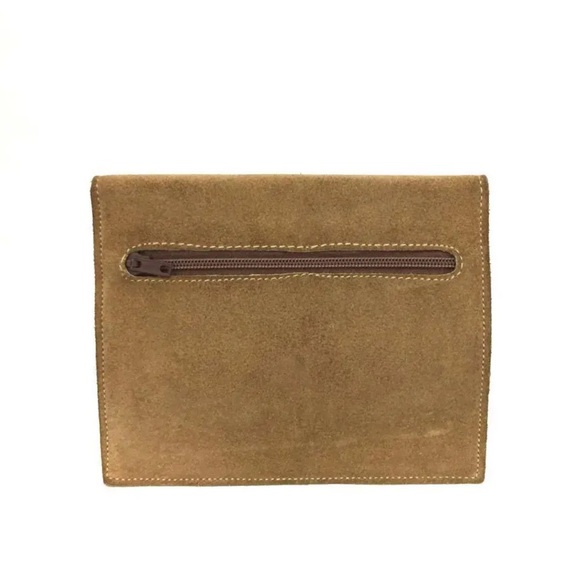 LOEWE Anagram Suede Leather Coin Case - Picture 4 of 8